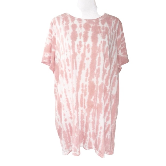 torrid Tops - Torrid Pink Tie-Dye Short Sleeve Tee